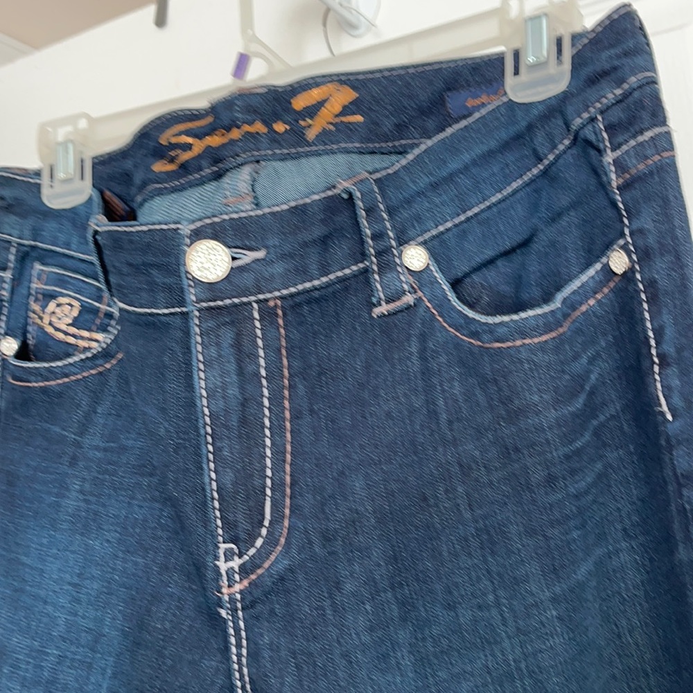 Plus Size Seven7 Boot Cut Denim Jeans Pants View 6